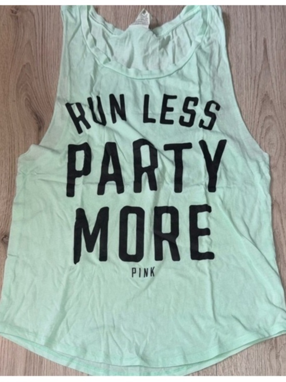 Victoria’s Secret pink blue black tank top sleeveless shirt